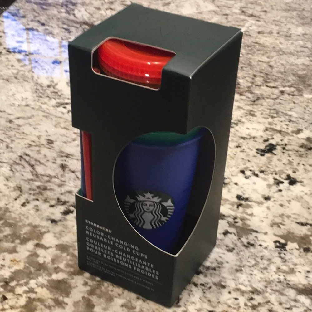 Starbucks Color Changing Cups -NIB